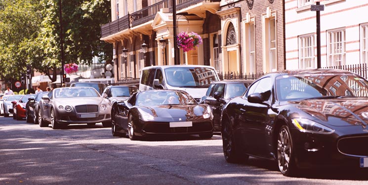 Verve Rally Supercars in London